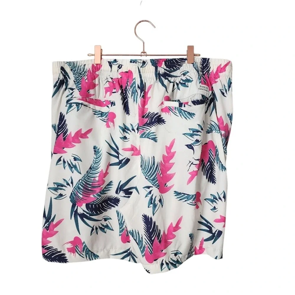 PUMA‎ DUVIN Tropical Swim Shorts Palm Print Resort Beach XXL NEW WITH TAGS